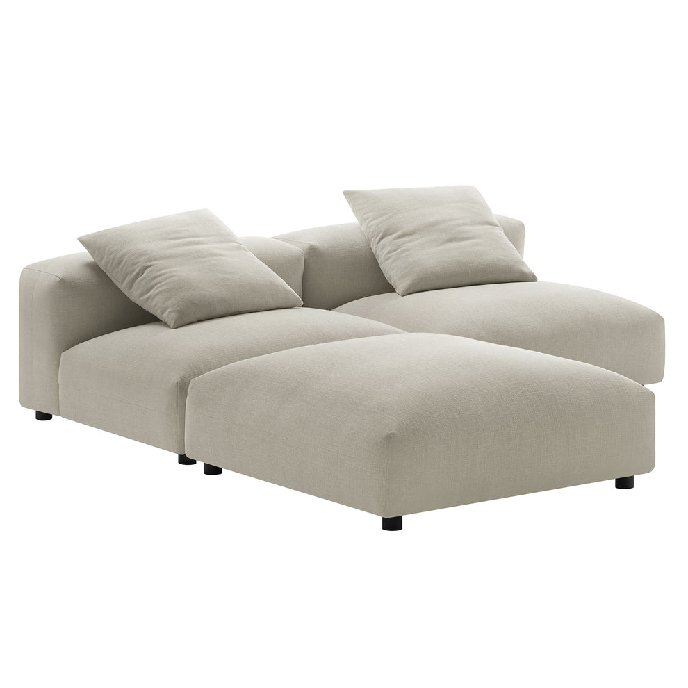 Solace 3-Piece Modular Upholstered Fabric Sectional Sofa by Modway | Sofa Set | Modishstore - 14