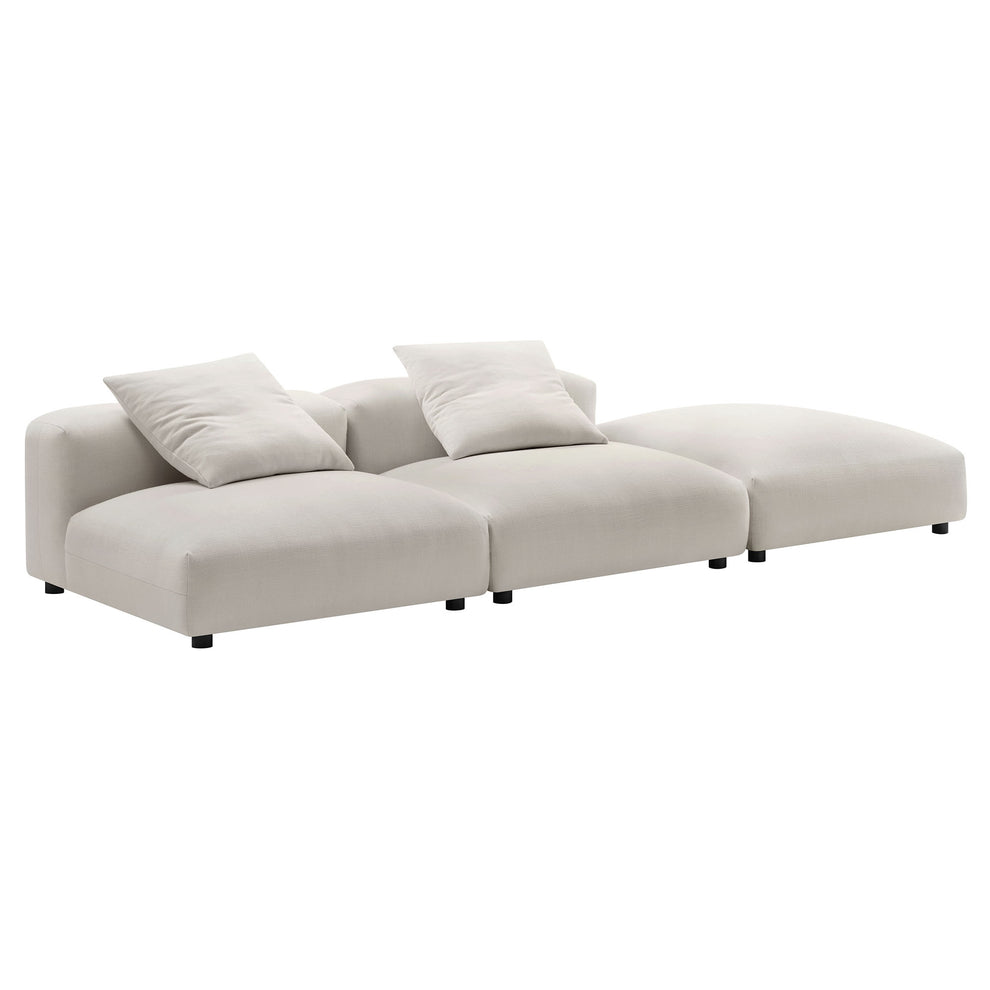 Solace 3-Piece Modular Upholstered Fabric Sectional Sofa by Modway | Sofa Set | Modishstore - 20