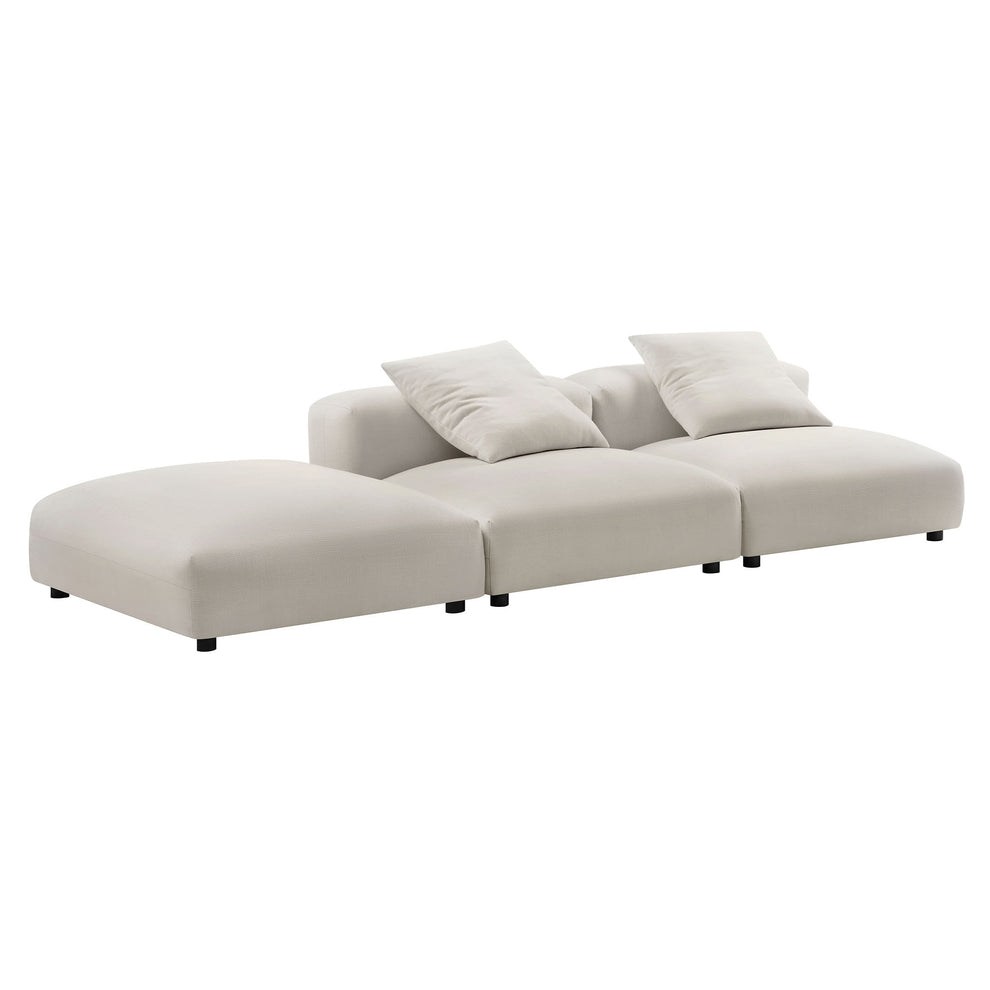 Solace 3-Piece Modular Upholstered Fabric Sectional Sofa by Modway | Sofa Set | Modishstore - 21