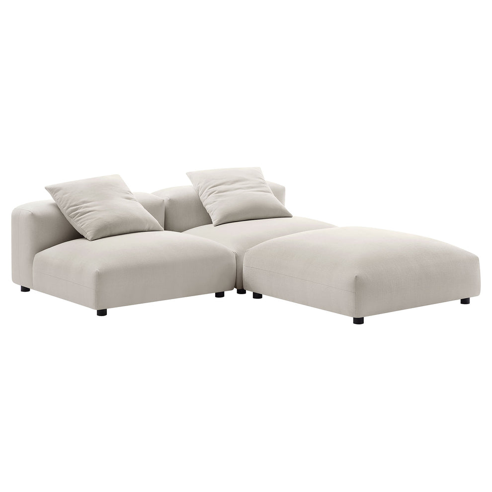 Solace 3-Piece Modular Upholstered Fabric Sectional Sofa by Modway | Sofa Set | Modishstore - 22
