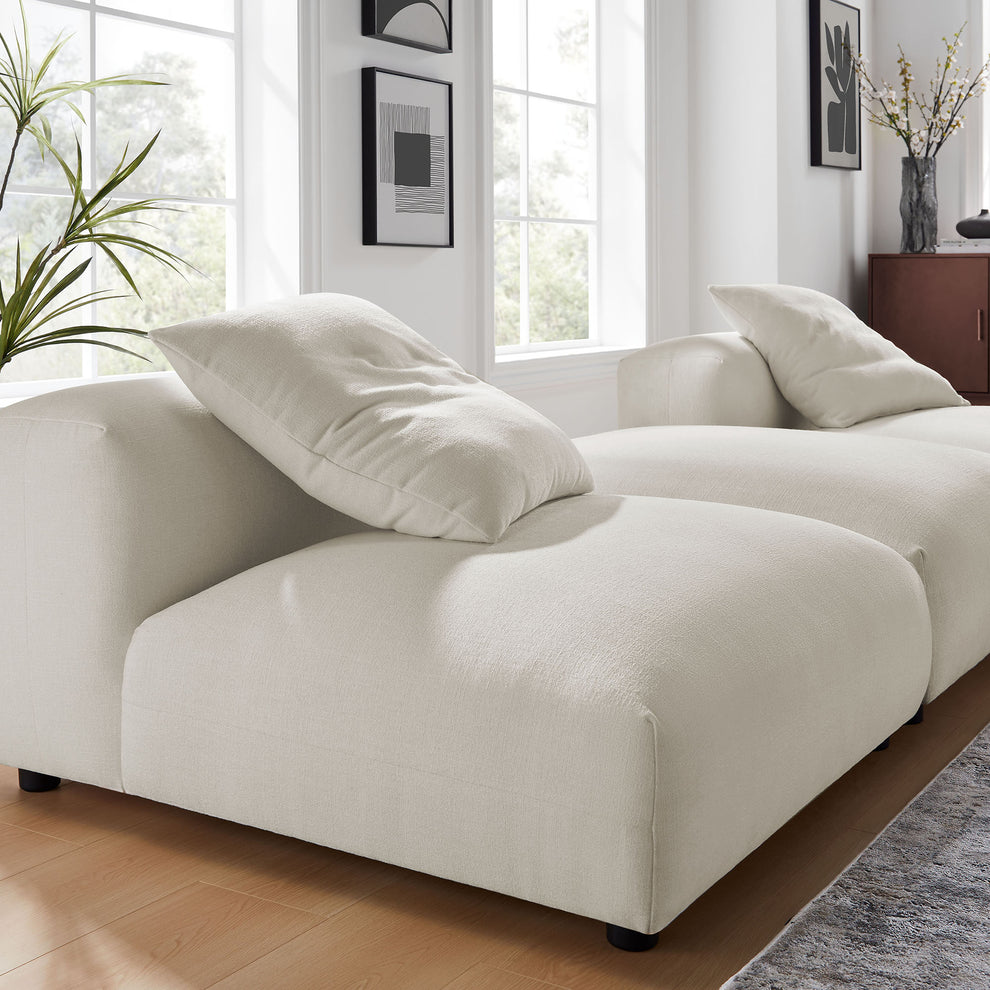 Solace 3-Piece Modular Upholstered Fabric Sectional Sofa by Modway | Sofa Set | Modishstore - 24