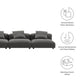 Solace 3-Piece Modular Upholstered Fabric Sofa by Modway | Sofa Set | Modishstore - 5