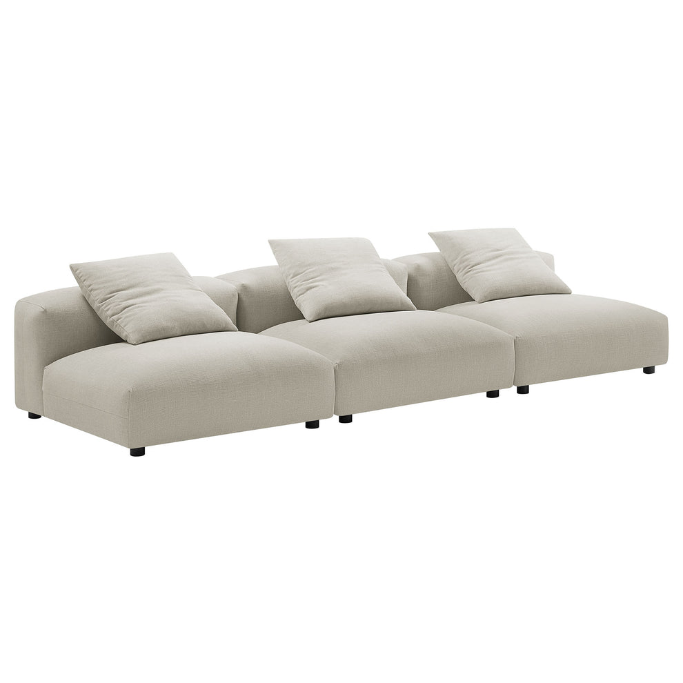 Solace 3-Piece Modular Upholstered Fabric Sofa by Modway | Sofa Set | Modishstore - 6