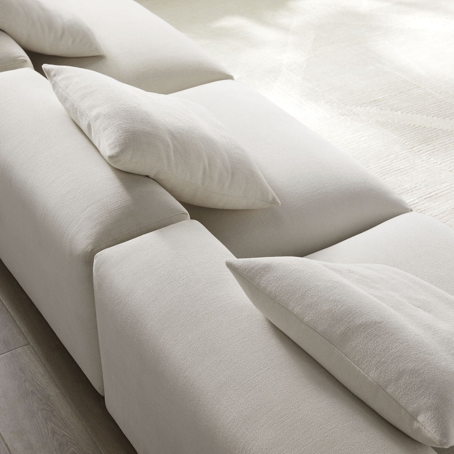 Solace 3-Piece Modular Upholstered Fabric Sofa by Modway | Sofa Set | Modishstore - 13