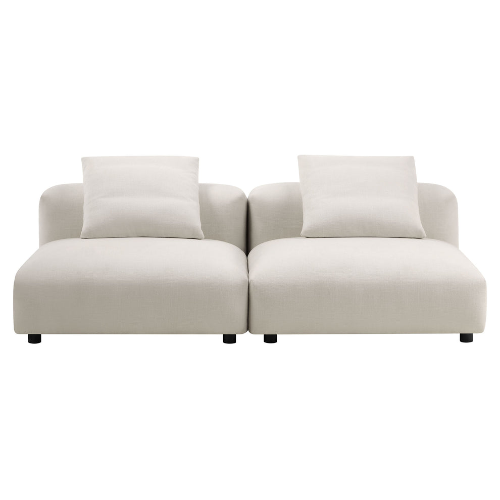 Solace 2-Piece Modular Upholstered Fabric Sofa by Modway | Sofa Set | Modishstore - 12