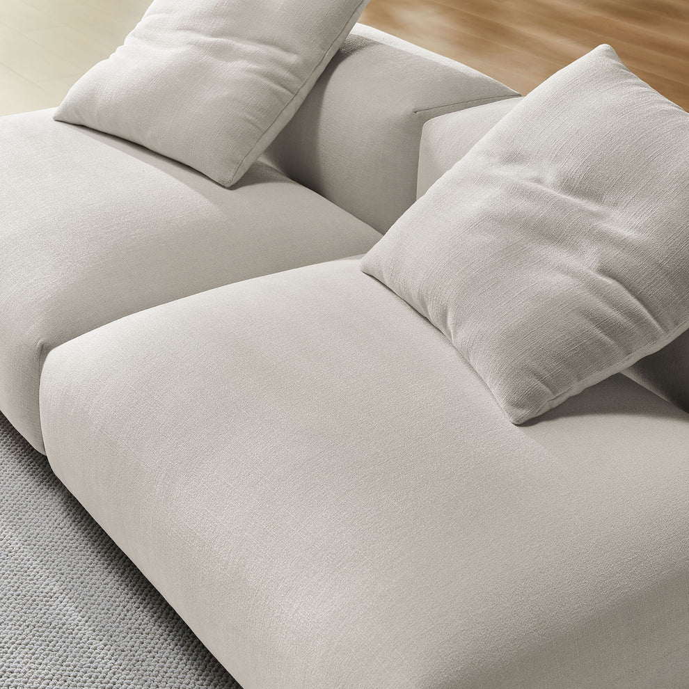 Solace 2-Piece Modular Upholstered Fabric Sofa by Modway | Sofa Set | Modishstore - 13