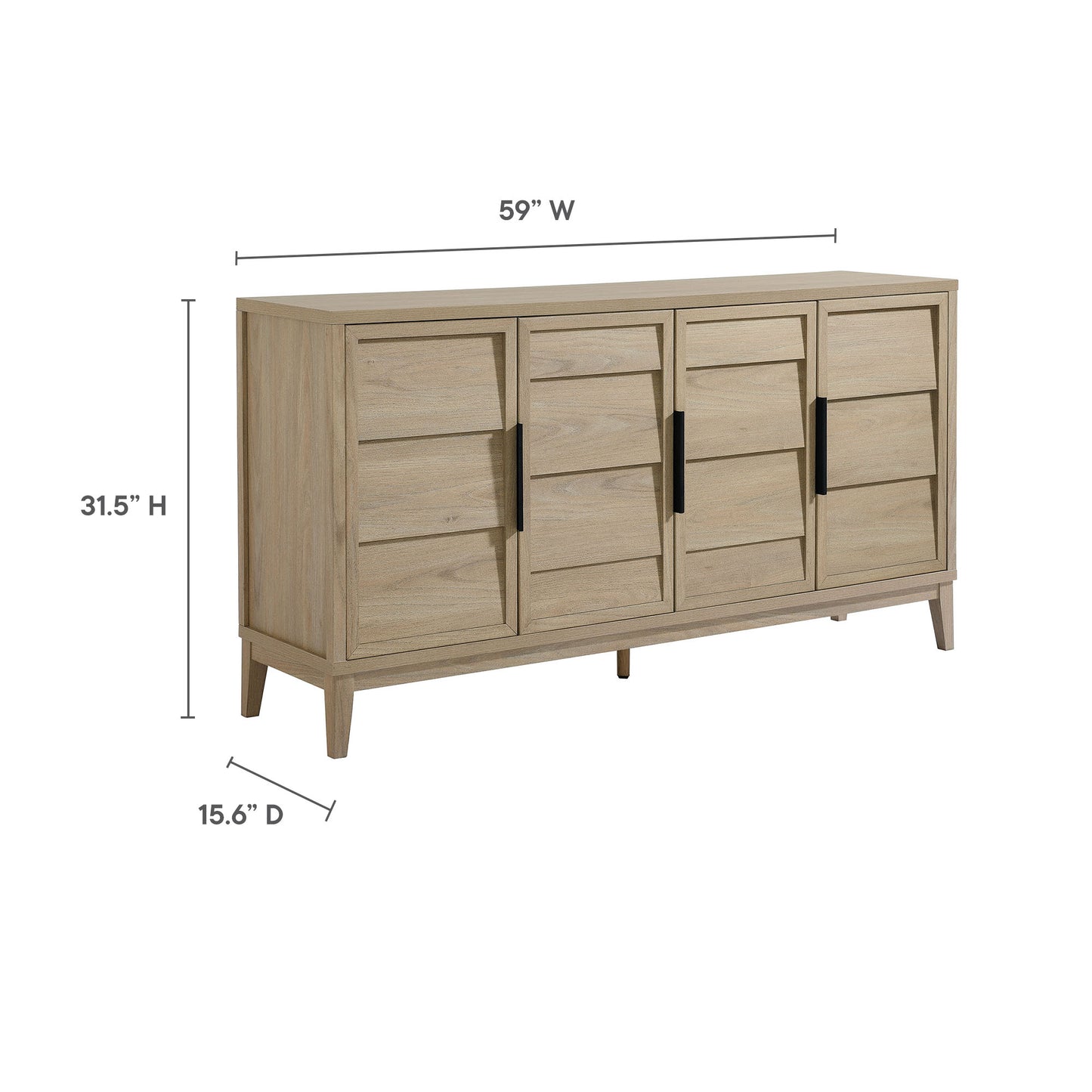Sinya 4-Door Sideboard by Modway | Sideboards | Modishstore - 10