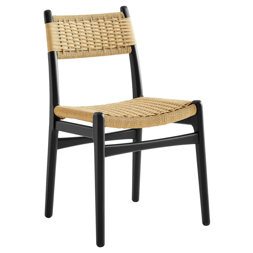 Wynn Rope and Wood Dining Side Chairs Set of 2 by Modway | Dining Chairs | Modishstore - 3