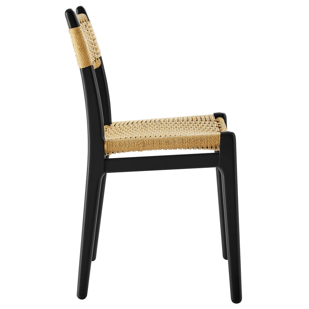 Wynn Rope and Wood Dining Side Chairs Set of 2 by Modway | Dining Chairs | Modishstore - 4