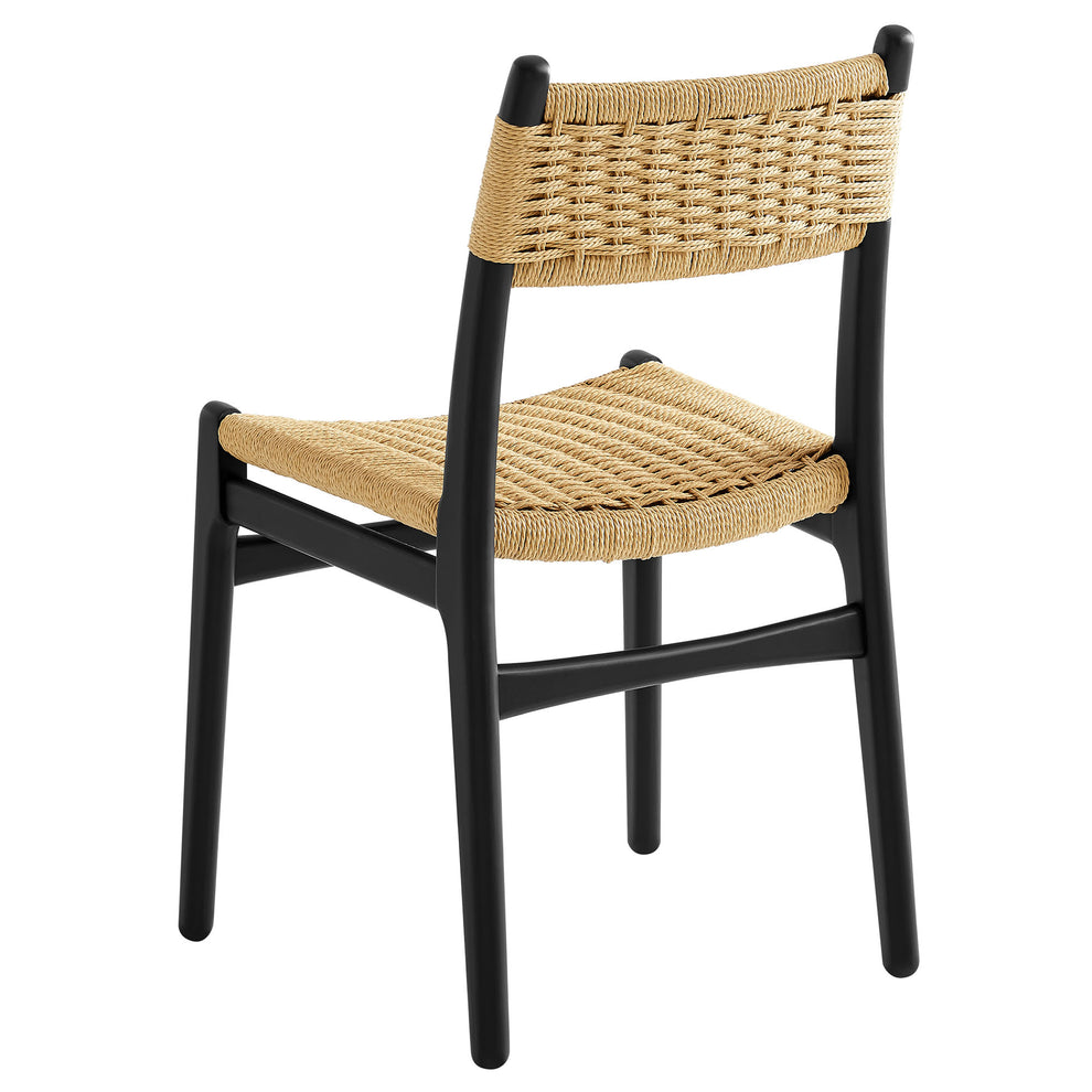 Wynn Rope and Wood Dining Side Chairs Set of 2 by Modway | Dining Chairs | Modishstore - 5