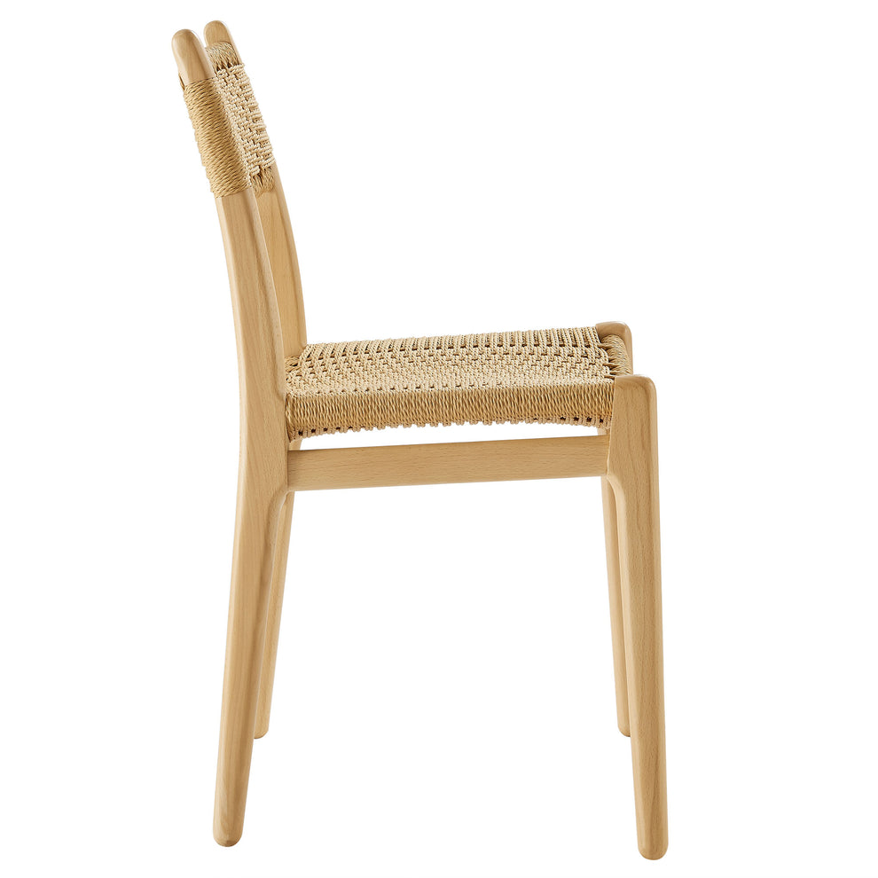 Wynn Rope and Wood Dining Side Chairs Set of 2 by Modway | Dining Chairs | Modishstore - 14