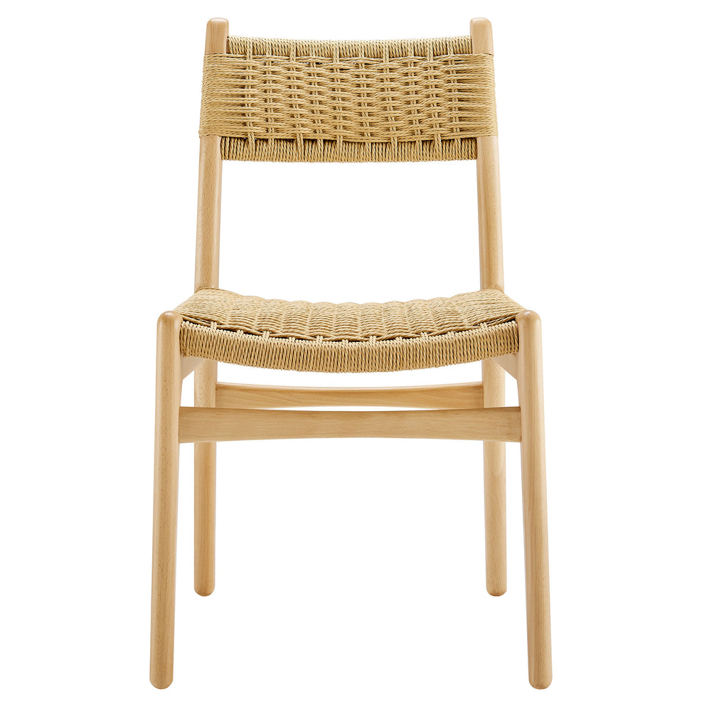 Wynn Rope and Wood Dining Side Chairs Set of 2 by Modway | Dining Chairs | Modishstore - 16
