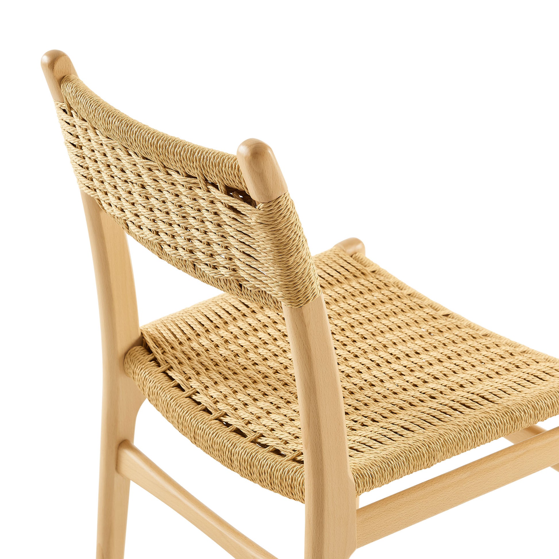 Wynn Rope and Wood Dining Side Chairs Set of 2 by Modway | Dining Chairs | Modishstore - 18