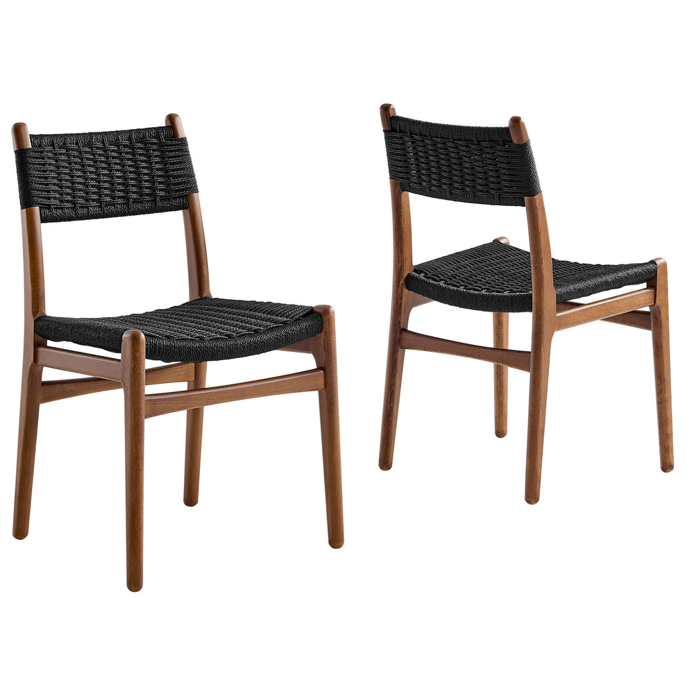 Wynn Rope and Wood Dining Side Chairs Set of 2 by Modway | Dining Chairs | Modishstore - 23