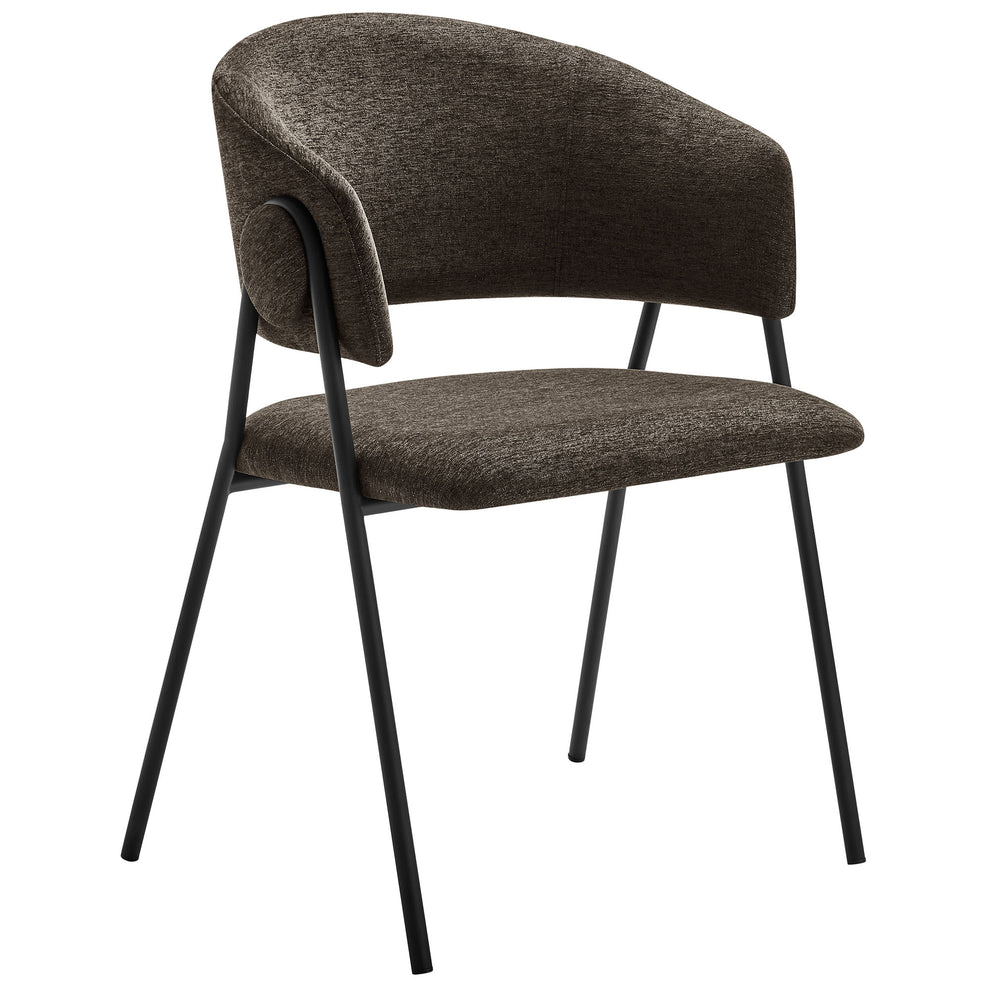 Nella Upholstered Heathered Chenille Dining Chairs Set of 2 by Modway | Dining Chairs | Modishstore - 12