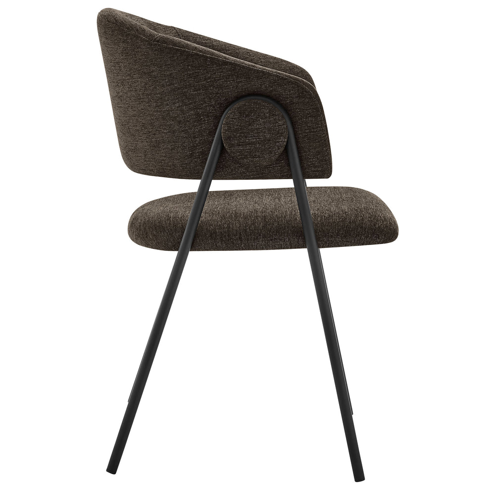 Nella Upholstered Heathered Chenille Dining Chairs Set of 2 by Modway | Dining Chairs | Modishstore - 13