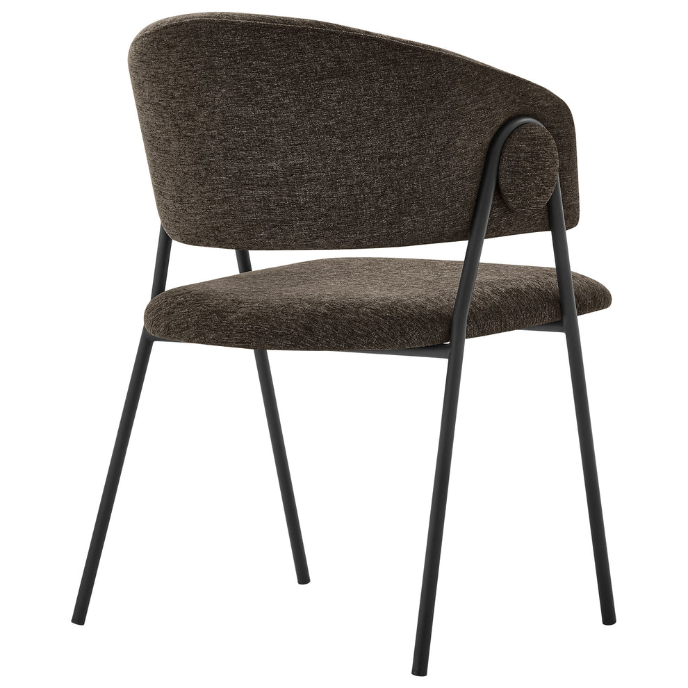 Nella Upholstered Heathered Chenille Dining Chairs Set of 2 by Modway | Dining Chairs | Modishstore - 14