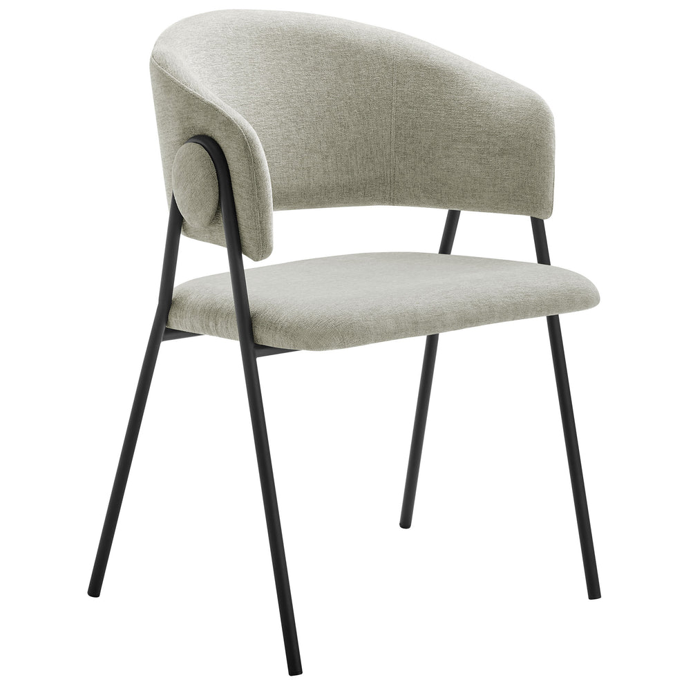 Nella Upholstered Heathered Chenille Dining Chairs Set of 2 by Modway | Dining Chairs | Modishstore - 22