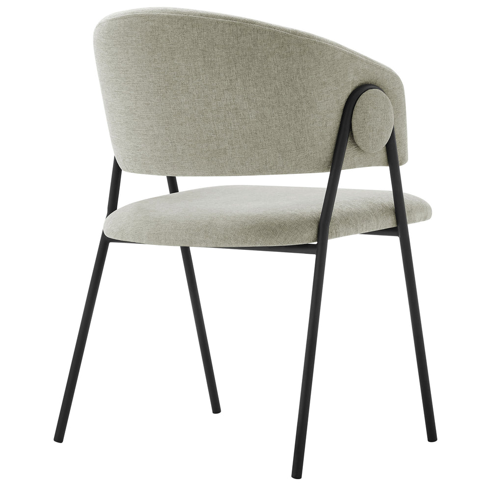 Nella Upholstered Heathered Chenille Dining Chairs Set of 2 by Modway | Dining Chairs | Modishstore - 24
