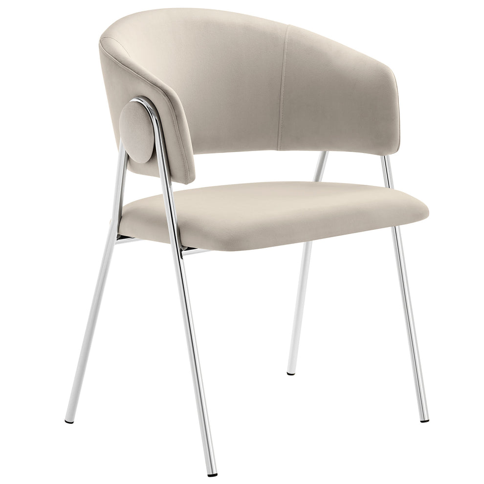Nella Upholstered Performance Velvet Dining Chair Set of 2 by Modway | Dining Chairs | Modishstore - 3