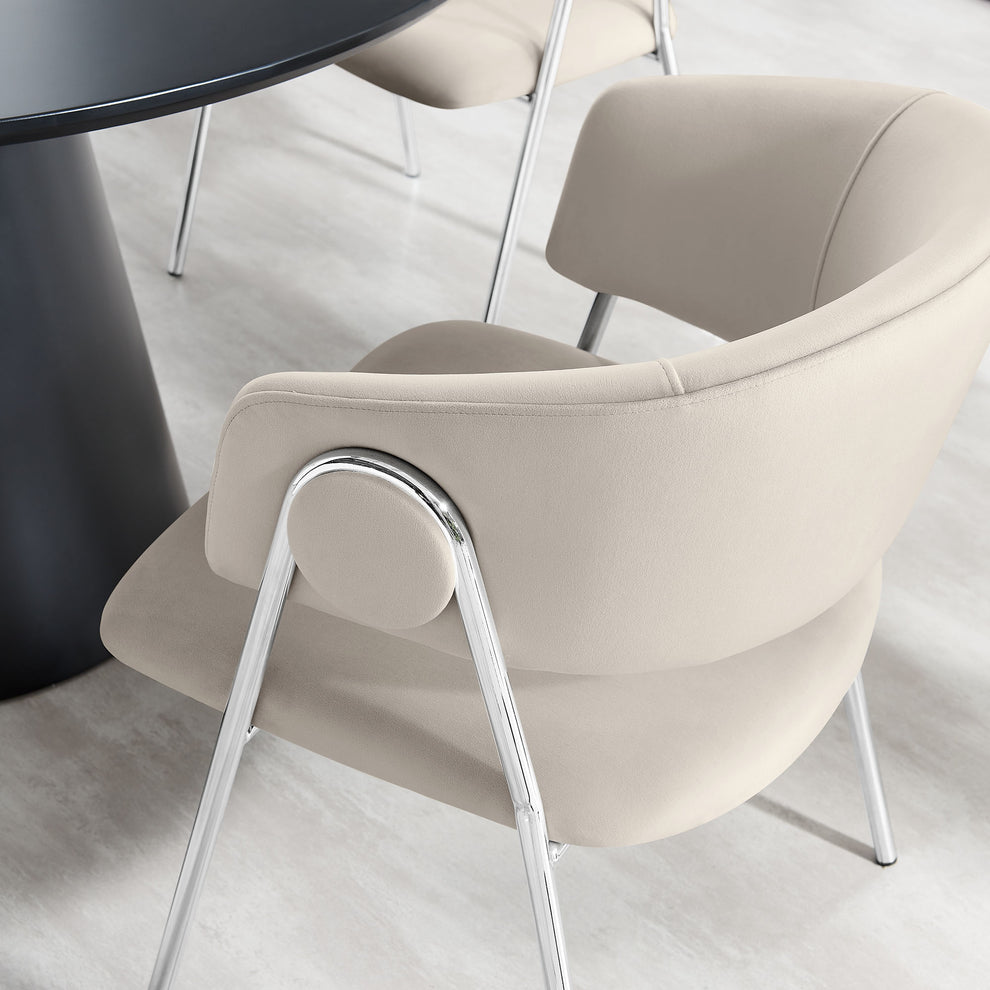Nella Upholstered Performance Velvet Dining Chair Set of 2 by Modway | Dining Chairs | Modishstore - 8