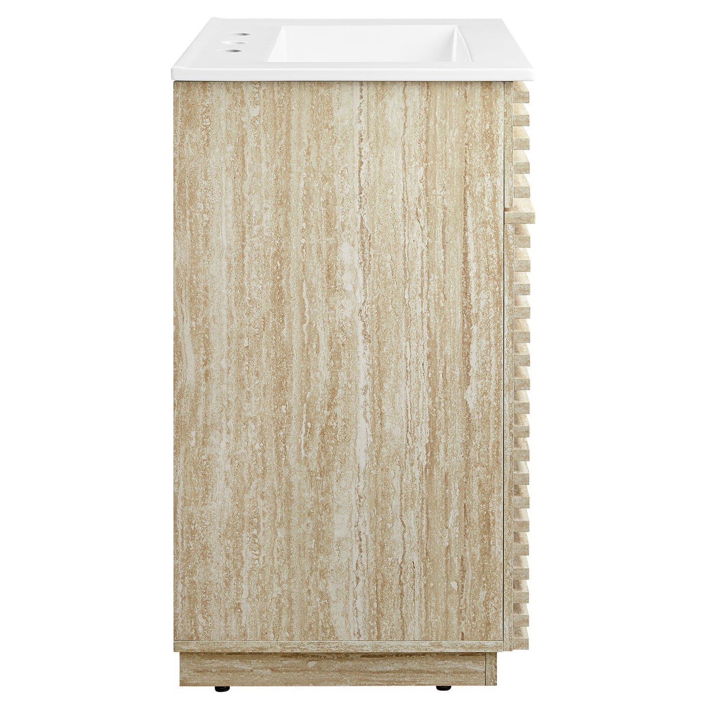 Render 24" Faux Travertine Bathroom Vanity With Sink by Modway | Bathroom Accessories | Modishstore - 3