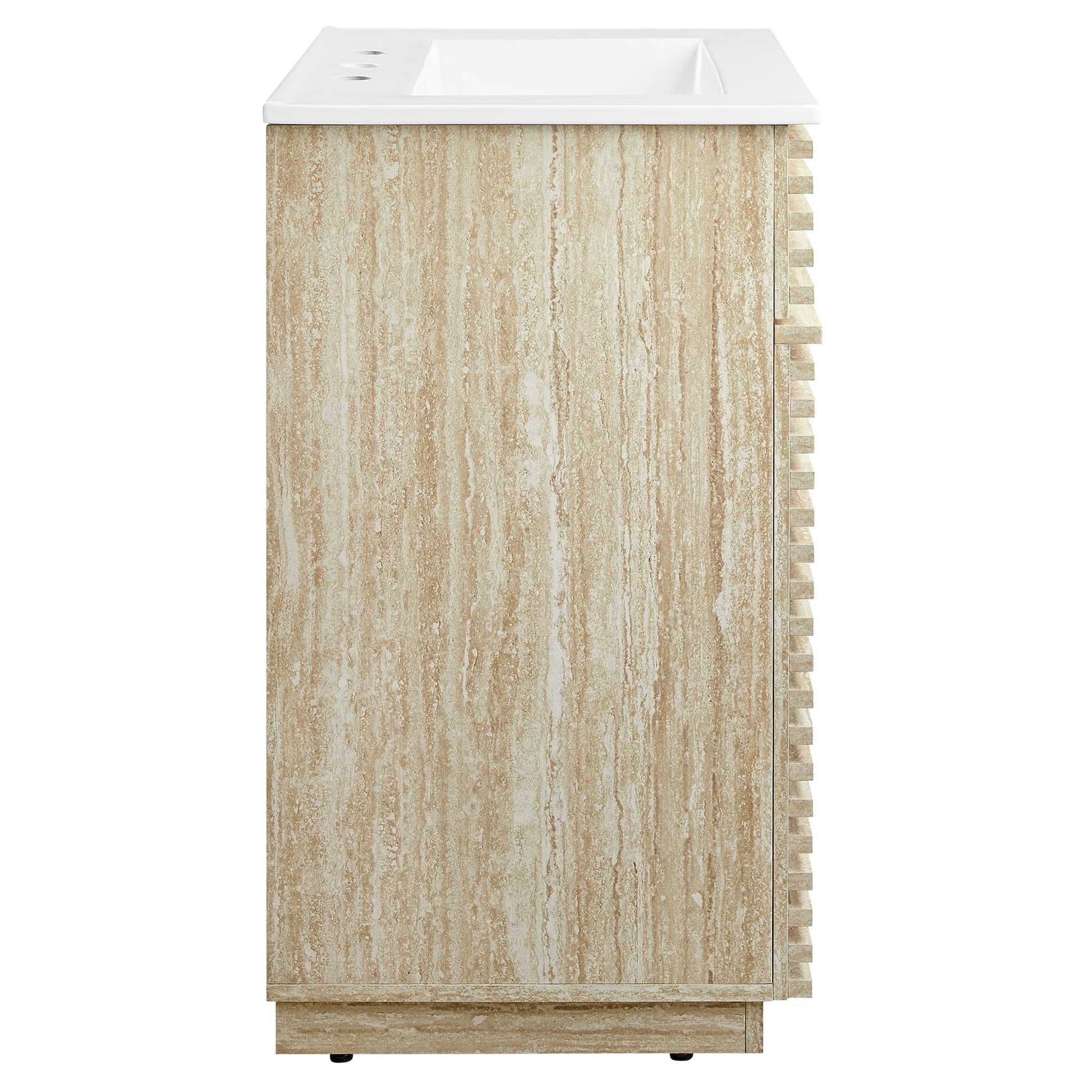 Render 24" Faux Travertine Bathroom Vanity With Sink by Modway | Bathroom Accessories | Modishstore - 3