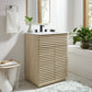 Render 24" Faux Travertine Bathroom Vanity With Sink by Modway | Bathroom Accessories | Modishstore - 1