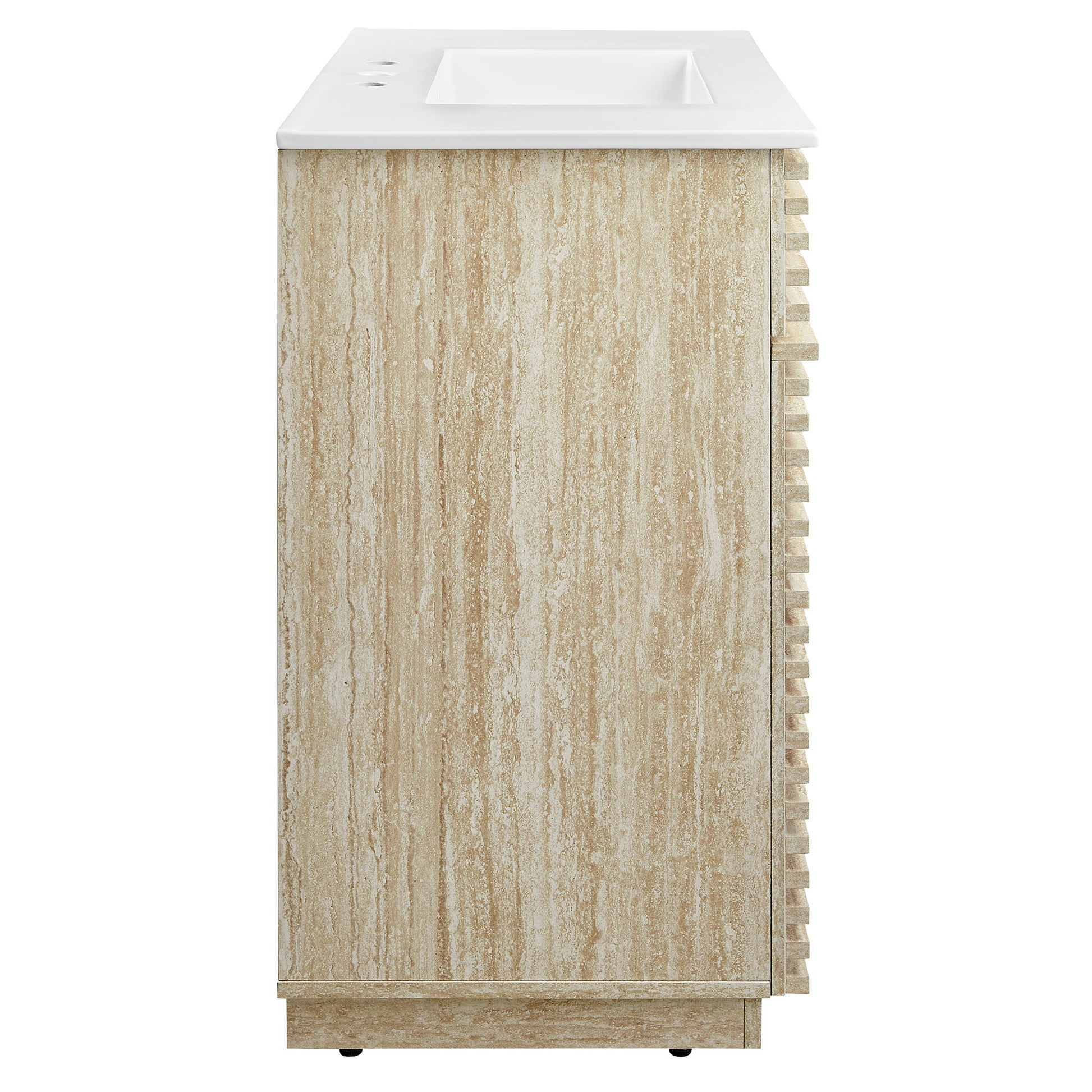 Render 36" Faux Travertine Bathroom Vanity With Sink by Modway | Bathroom Accessories | Modishstore - 3