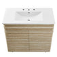 Render 36" Faux Travertine Bathroom Vanity With Sink by Modway | Bathroom Accessories | Modishstore - 6