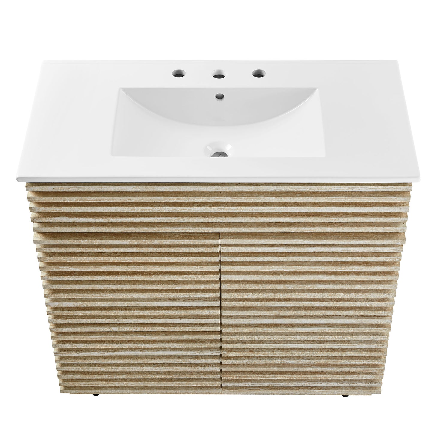 Render 36" Faux Travertine Bathroom Vanity With Sink by Modway | Bathroom Accessories | Modishstore - 6