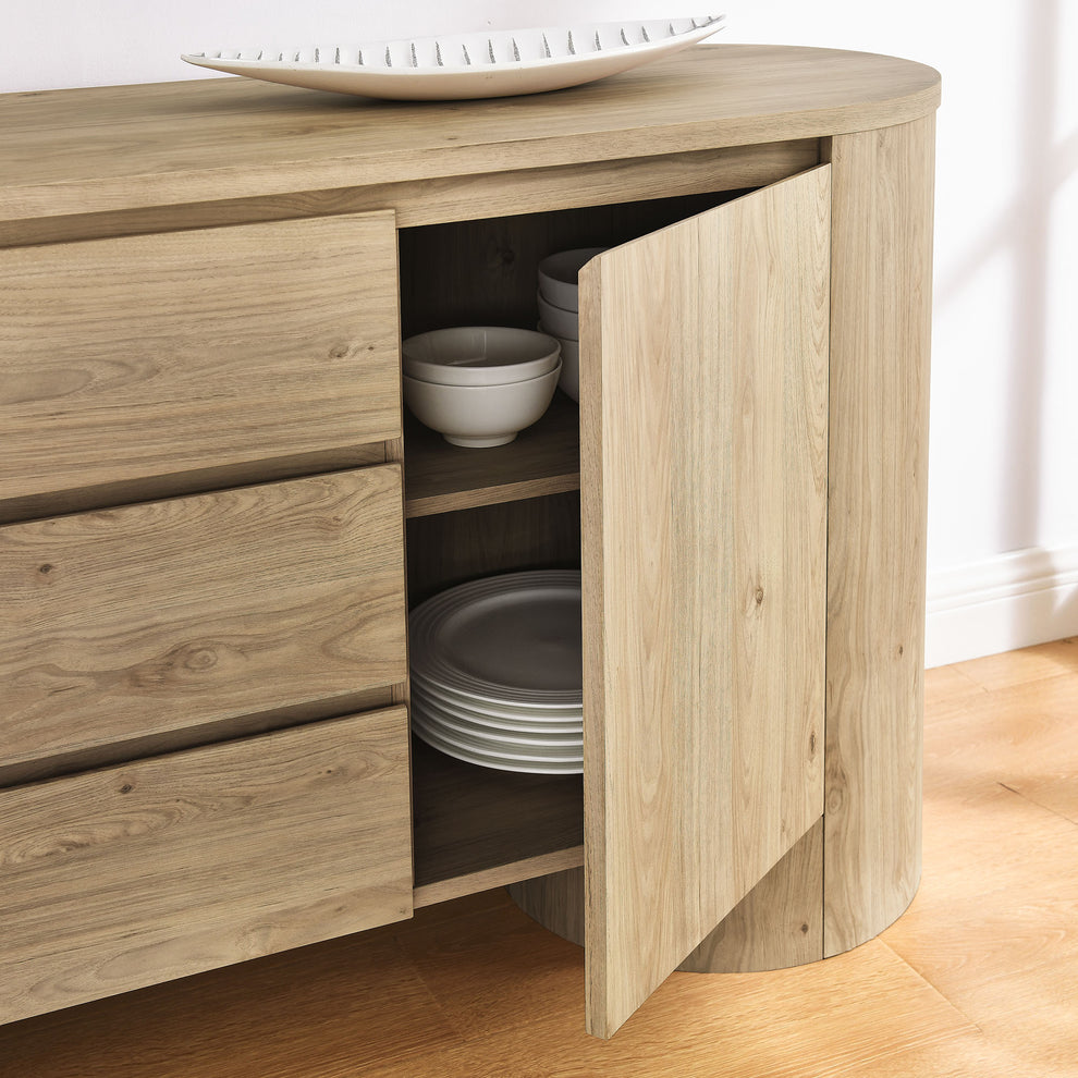 Duval 71" Rounded Sideboard Storage Cabinet by Modway | Cabinets | Modishstore - 19
