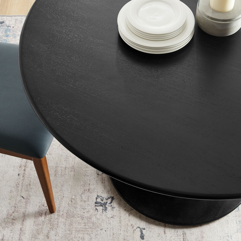 Lippa 48" Round Solid Wood Dining Table by Modway | Dining Tables | Modishstore - 6