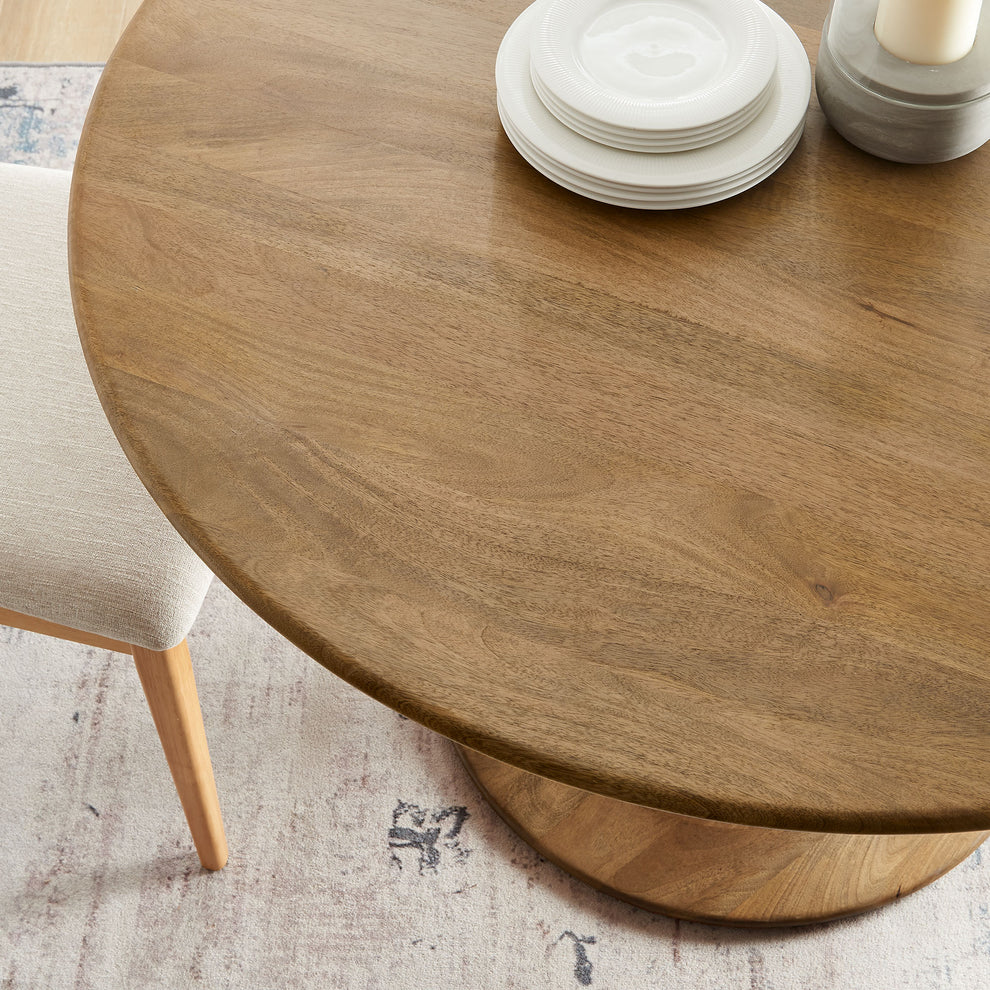 Lippa 48" Round Solid Wood Dining Table by Modway | Dining Tables | Modishstore - 13