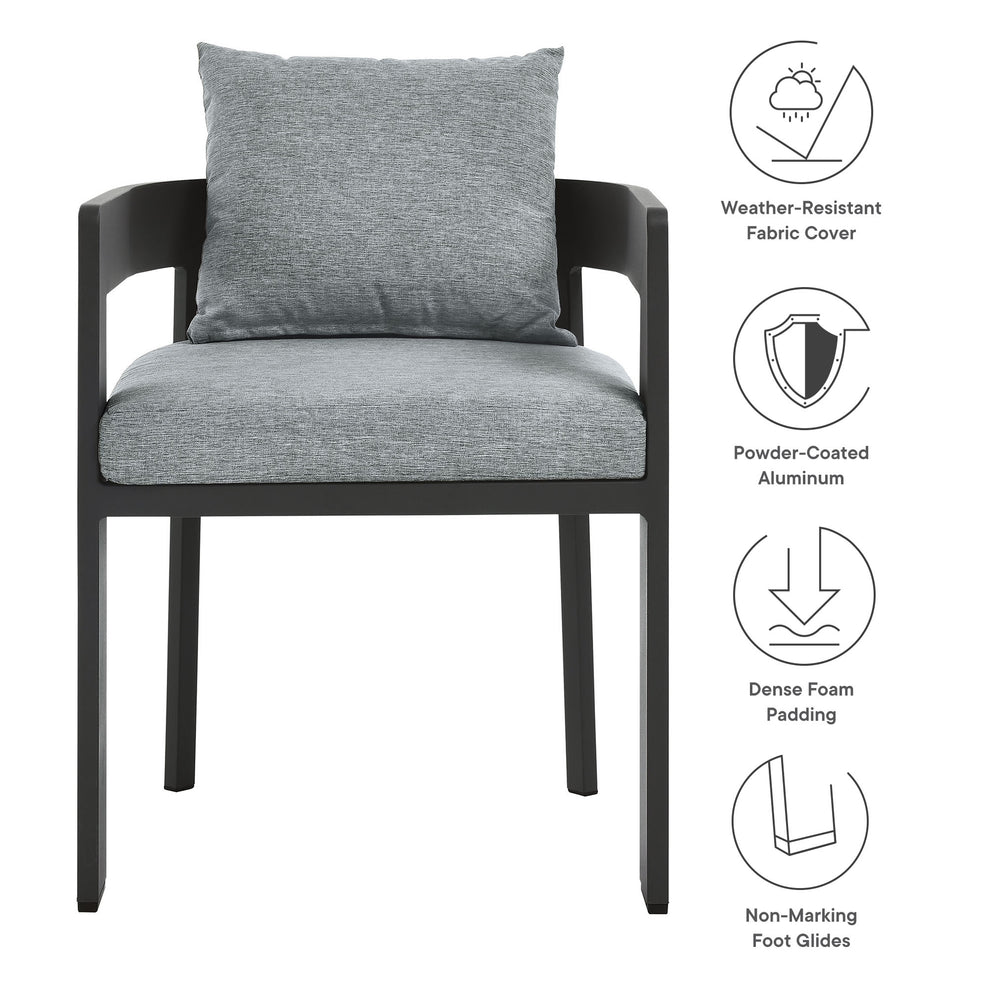 Tahoe Outdoor Patio Aluminum Dining Chair by Modway | Dining Chairs | Modishstore - 17