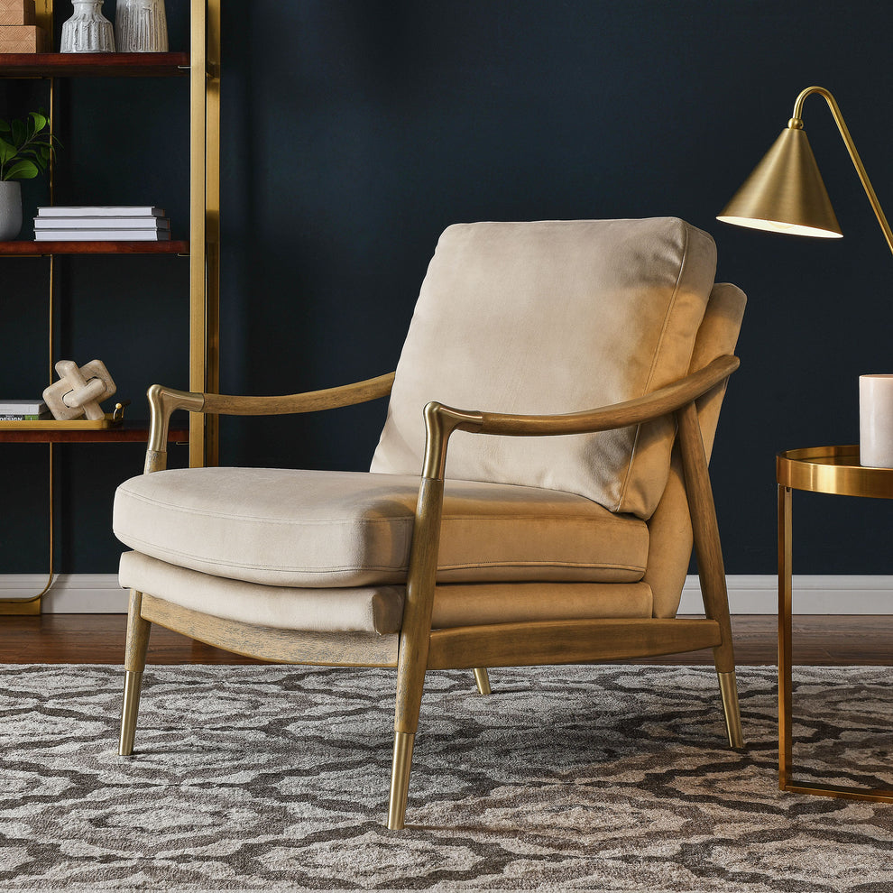 Langford Performance Velvet Accent Armchair by Modway | Accent Chairs | Modishstore - 1
