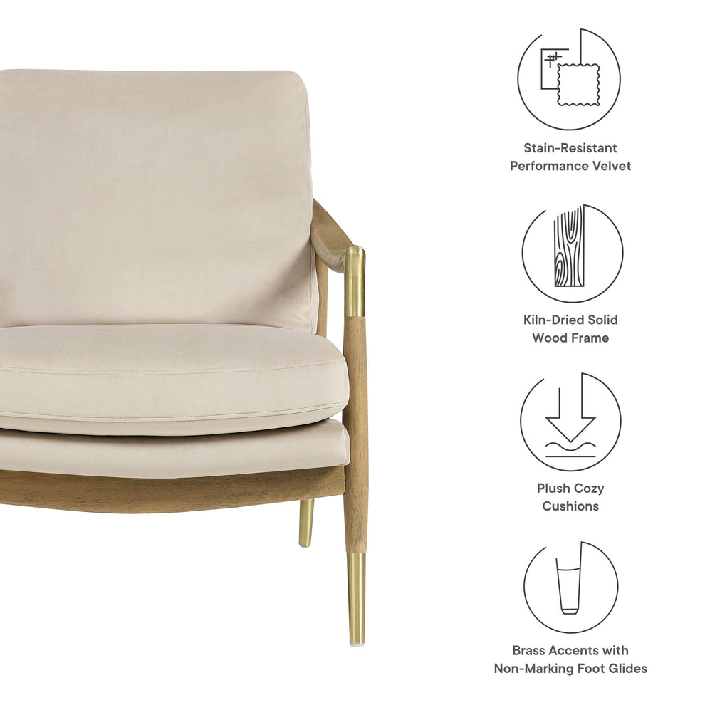 Langford Performance Velvet Accent Armchair by Modway | Accent Chairs | Modishstore - 8
