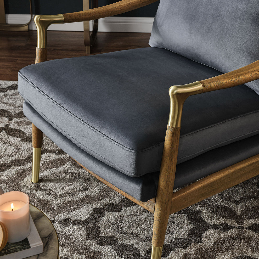 Langford Performance Velvet Accent Armchair by Modway | Accent Chairs | Modishstore - 15