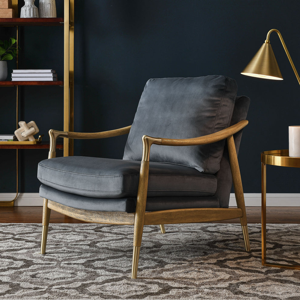 Langford Performance Velvet Accent Armchair by Modway | Accent Chairs | Modishstore - 16