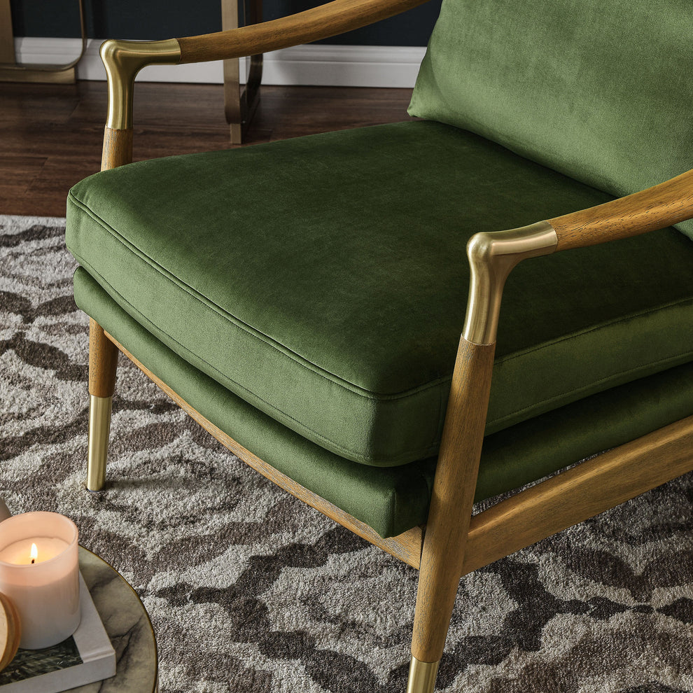 Langford Performance Velvet Accent Armchair by Modway | Accent Chairs | Modishstore - 24