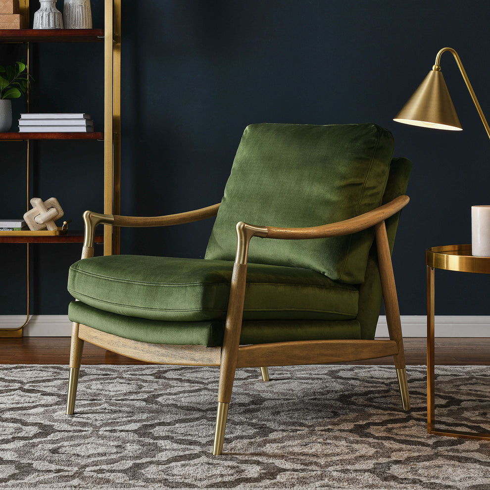 Langford Performance Velvet Accent Armchair by Modway | Accent Chairs | Modishstore - 25