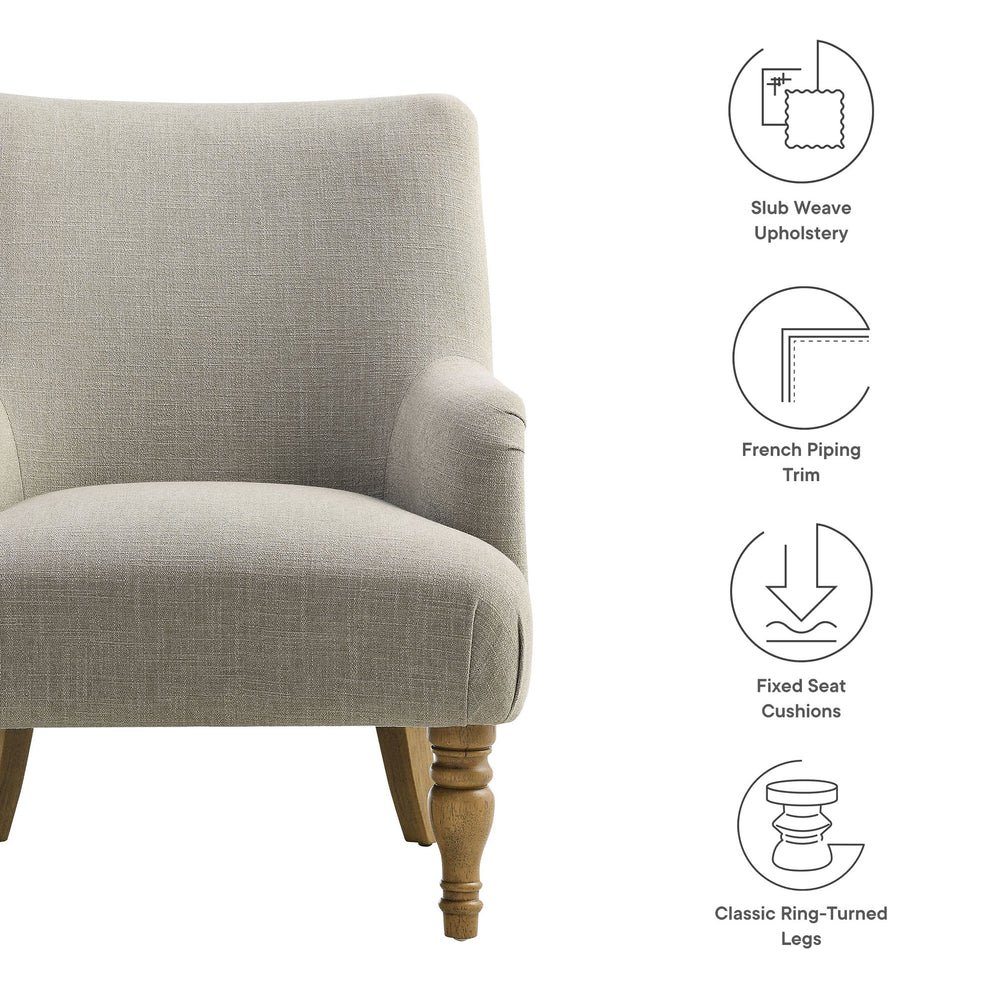 Ellington Fabric Upholstered Accent Armchair by Modway | Accent Chairs | Modishstore - 8