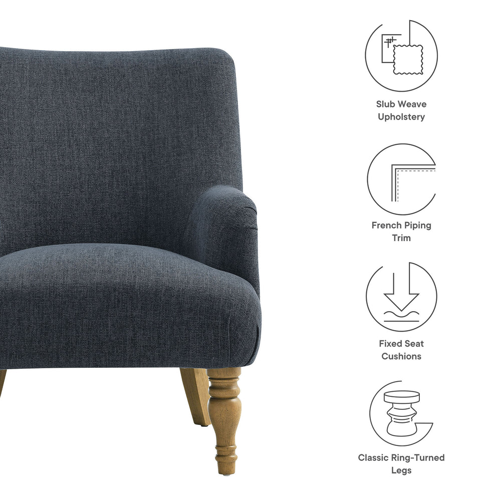 Ellington Fabric Upholstered Accent Armchair by Modway | Accent Chairs | Modishstore - 26