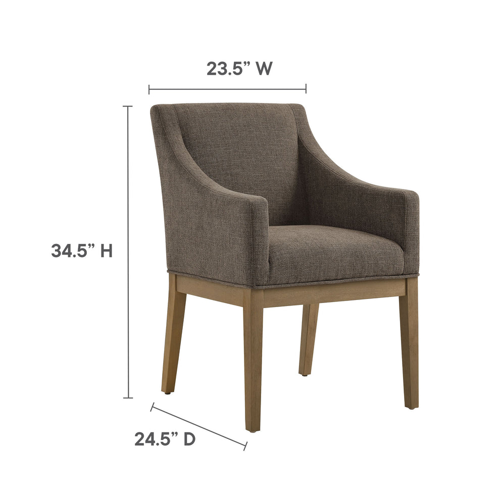 Alton Fabric Upholstered Dining Armchair by Modway | Armchairs | Modishstore - 18