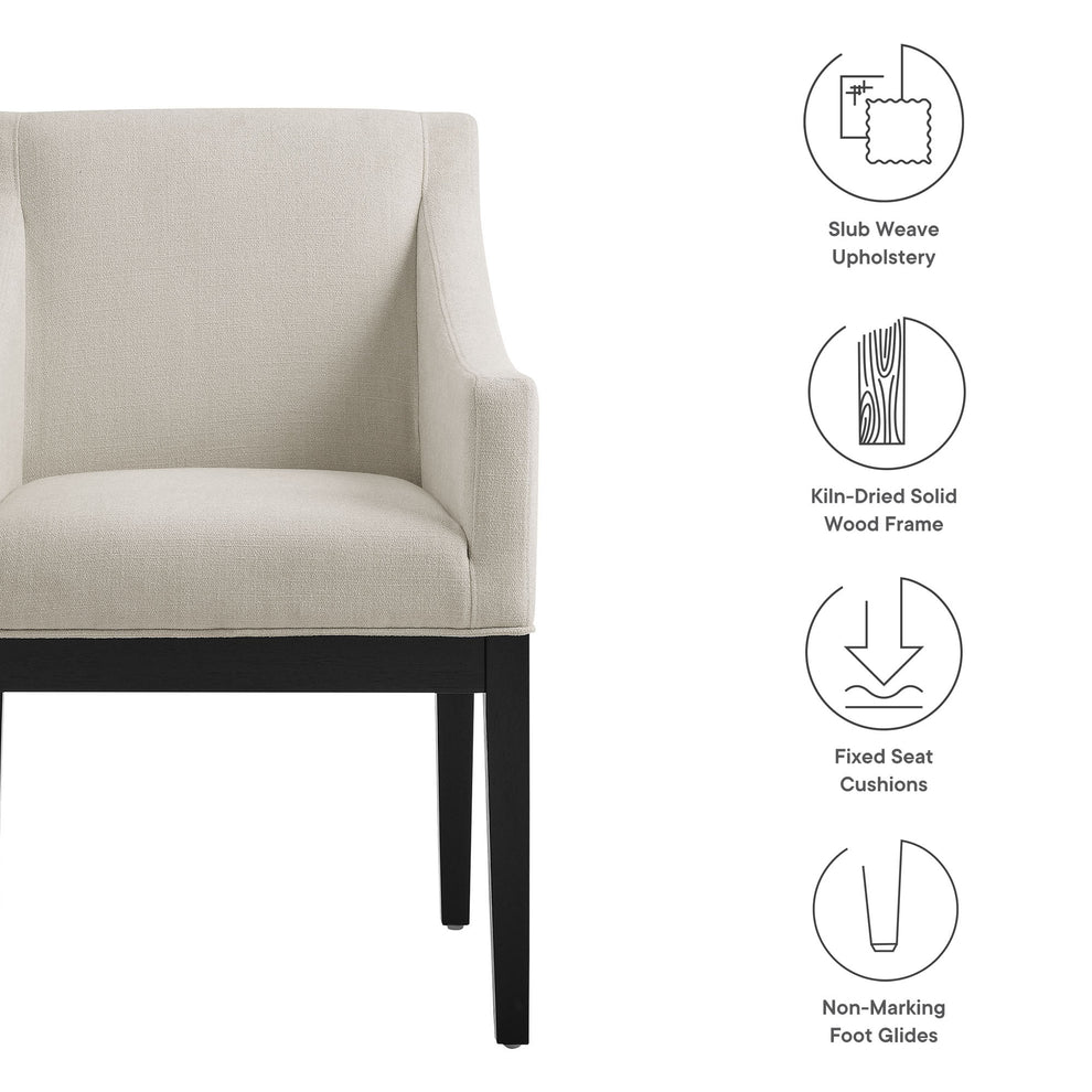 Alton Fabric Upholstered Dining Armchair by Modway | Armchairs | Modishstore - 26