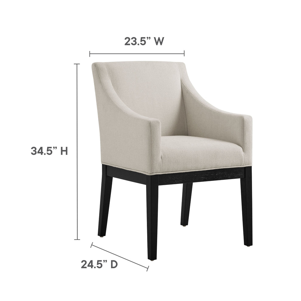 Alton Fabric Upholstered Dining Armchair by Modway | Armchairs | Modishstore - 27