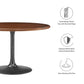 Lippa 48" Round Pedestal Solid Wood Dining Table by Modway | Dining Tables | Modishstore - 6