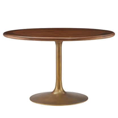 Lippa 48" Round Pedestal Solid Wood Dining Table by Modway | Dining Tables | Modishstore - 8