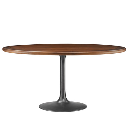 Lippa 60" Round Pedestal Solid Wood Dining Table by Modway | Dining Tables | Modishstore - 2