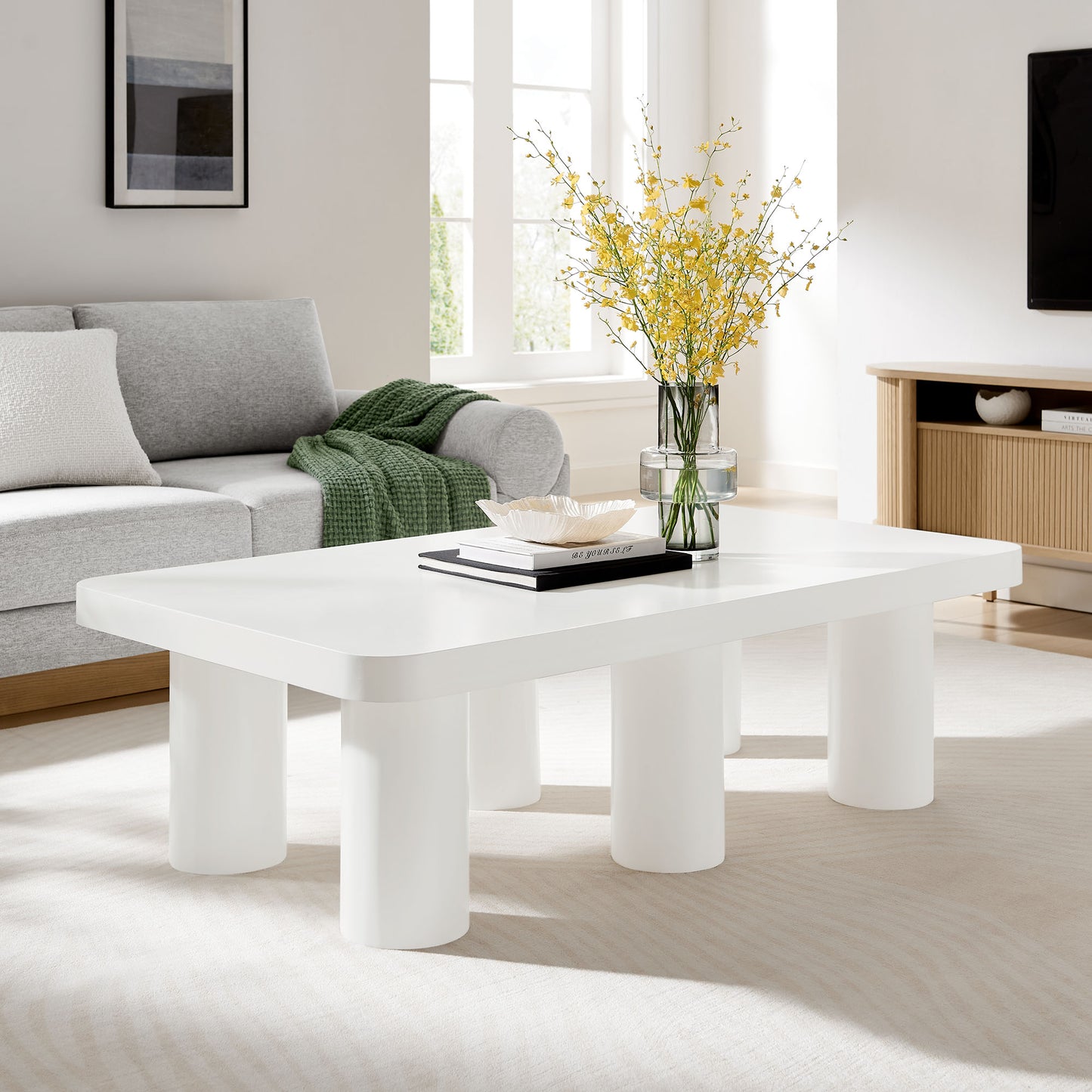 Cleo 54Ó Rectangular Coffee Table by Modway | Coffee Tables | Modishstore - 1